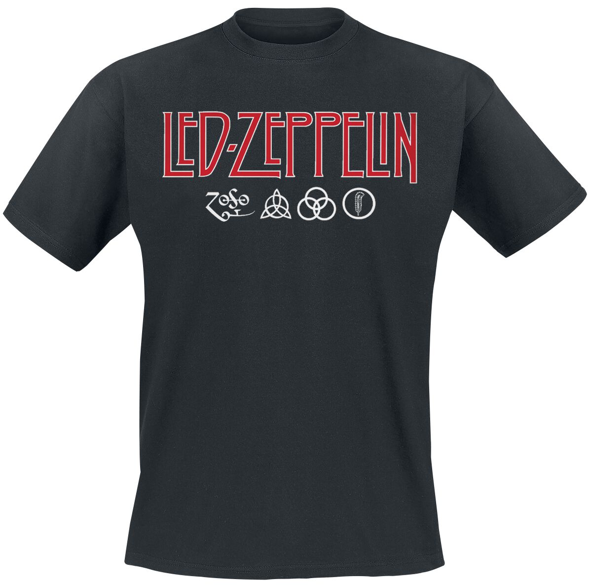 Tips Gooey bevind zich Logo & Symbols | Led Zeppelin T-shirt | Large