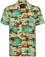 AOP shirt Tropical Sea, King Kerosin, Shirt met korte mouwen