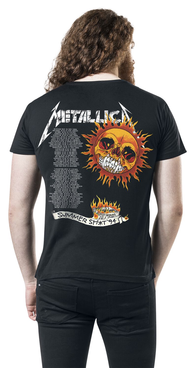 Voetzool medeklinker luisteraar Flaming Skull Tour Tee | Metallica T-shirt | Large